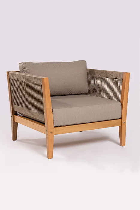 POLTRONA CANNES CUERDA RAMI Y ACQUABLOCK FENDI 86x74x66CM JATOBA - Muebles para el exterior, Uruguay | Vinibel