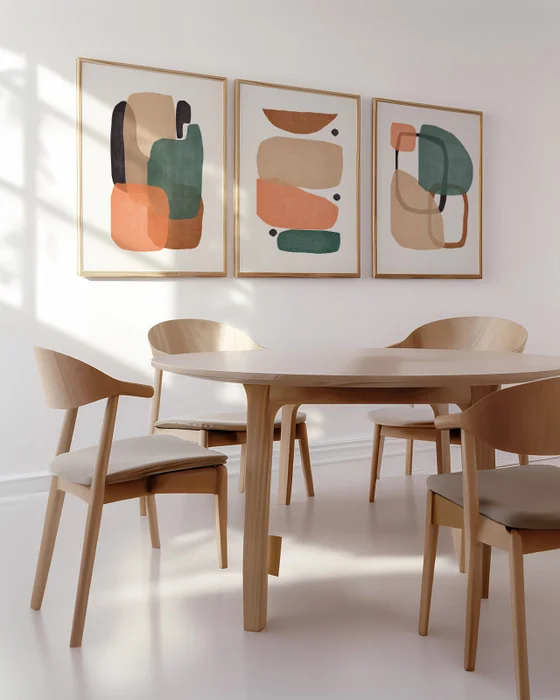 Abstractos Neutros N.8 en Multicolor - Láminas, Uruguay | La Cuadrería