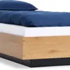 Estructura cama ELLINGE 90x190 almac roble en Madera natural - Dormitorio, Uruguay | JYSK, vista 1 de 3
