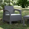 Juego de Jardín Mykonos - 2 butacas y mesa - Greige en Gris - Muebles para el exterior, Uruguay | NYR, vista 8 de 8