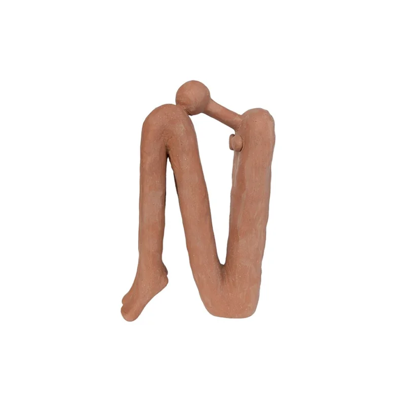 ESCULTURA SERPENTINE Marrón en Terracota - Decoración, Uruguay | Viasono, vista 3