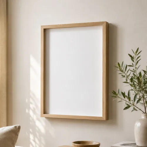 Marco A3 30x42cm en Madera natural - Marcos, Uruguay | Kiosko de Mar