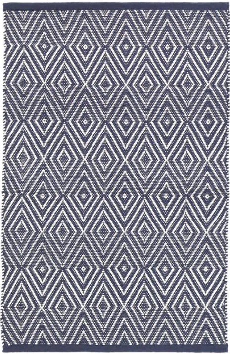 DIAMOND NAVY/IVORY INTERIOR/EXTERIOR en Azul - Textiles, Uruguay | Sentido Jose Ignacio