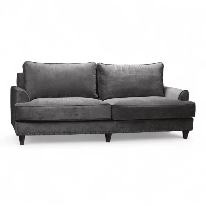 Sofá Vintage 2 cuerpos en Gris - Sillones y sofás, Uruguay | Diseno Montevideo
