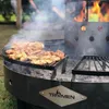 Barbacoa Parrillero Leña Duomo 360 Metal Negro Tromen en Negro - Exterior, Uruguay | Divino, vista 3 de 3