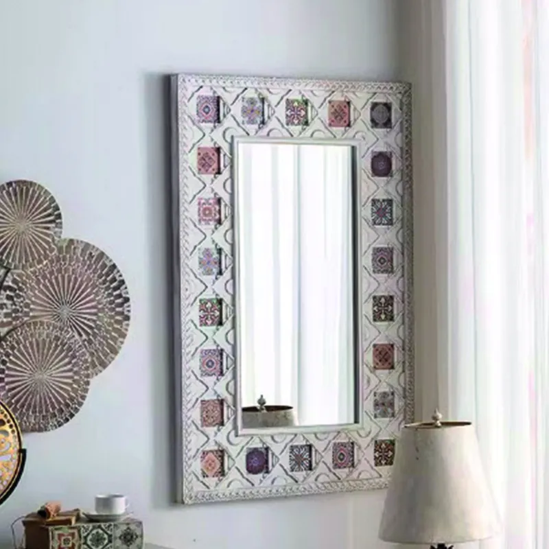 Espejo Marroquí en Blanco - Espejos, Uruguay | Decotech
