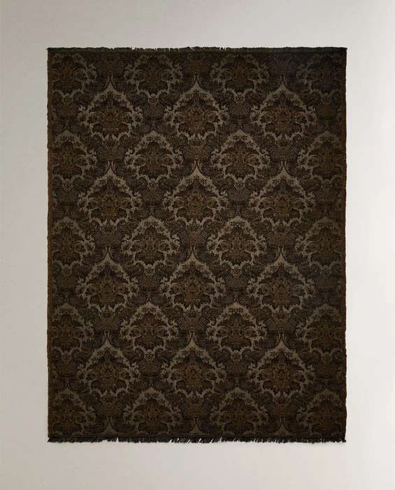 MANTA JACQUARD FLORES - Textiles, Uruguay | Zara Home, vista 2