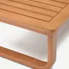 Mesa de centro exterior Sacaleta de madera maciza de eucalipto 100 x 60 cm FSC 100% en Madera natural - Mesas de living, Uruguay | Kavehome, vista 4 de 6
