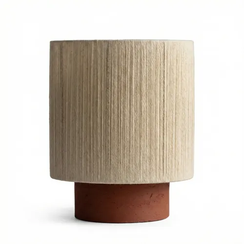 Lámpara de mesa Nativo Terracota & Fibra - Lámparas de mesa, Uruguay | La Perla