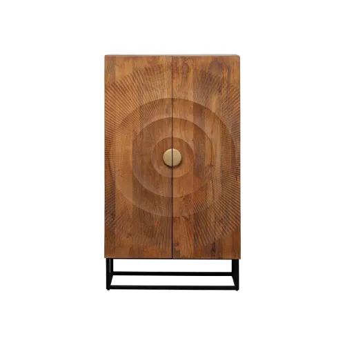Armario Madeira Claro 76x140cm en Marrón - Bibliotecas, Uruguay | Koz