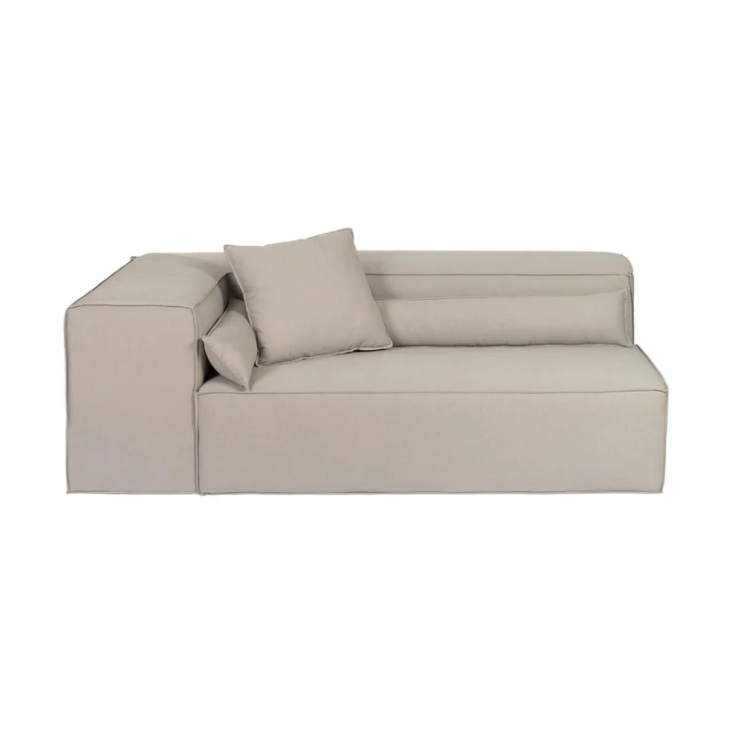 Sofá Kai 1 Cuerpo Tela Gris Modular Chaise Con Brazo Izquierdo en Gris - Sillones y sofás, Uruguay | Divino, vista 7