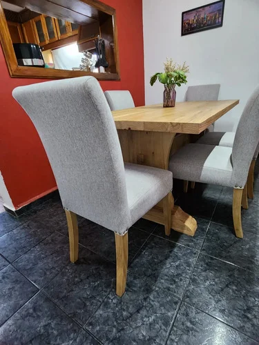 Juego De Comedor Madera Maciza Ozark Campo 6 Sillas Vestir A Eleccion en A Eleccion - Mesas de comedor, Uruguay | Ozark Home, vista 8
