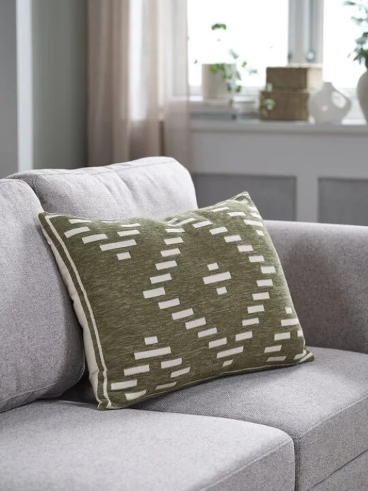 Almohadón KROKUS 40x60 verde/beige en Beige - Textiles, Uruguay | JYSK, vista 3