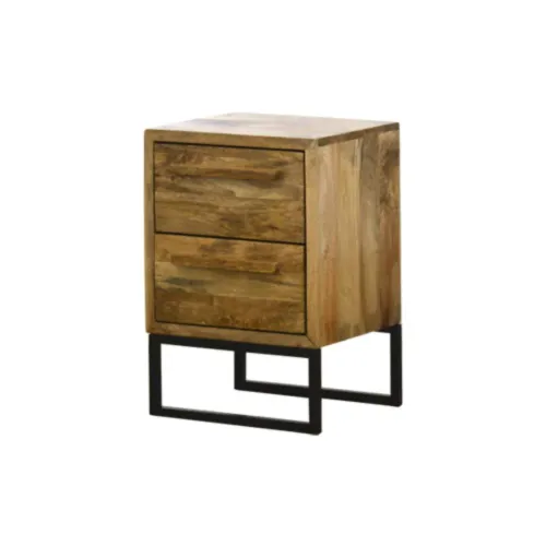 M-80 Mesa de luz 45x35x60 en Madera natural - Mesas de luz, Uruguay | Victoriana