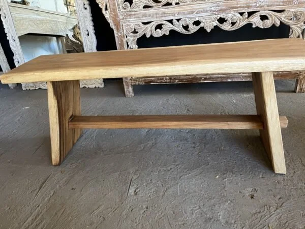 Banco madera Teca - Butacas, banquetas y puffs, Uruguay | Balihai, vista 3