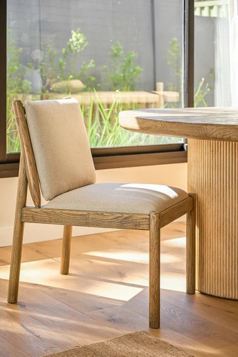 SILLA SAN FRANCISCO - FRESNO Y LINO en Beige - Sillas, Uruguay | La Iberica, vista 4