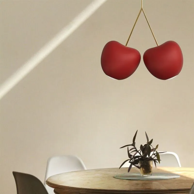 LUMINARIA DE TECHO CHERRIES ROJO en Rojo - Lámparas de mesa, Uruguay | Viasono
