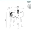 Mesa de Luz Nordica 50cm 100% Mdf C/1 CAJON - Mesas de luz, Uruguay | Balton, vista 4 de 7