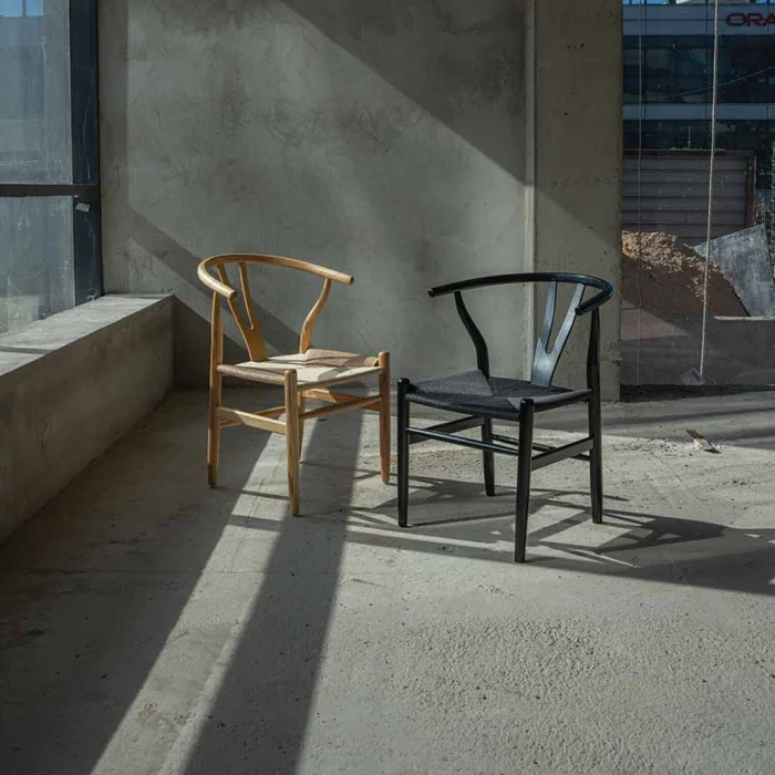 Silla Wishbone - Negra en Negro - Sillas, Uruguay | Walnut