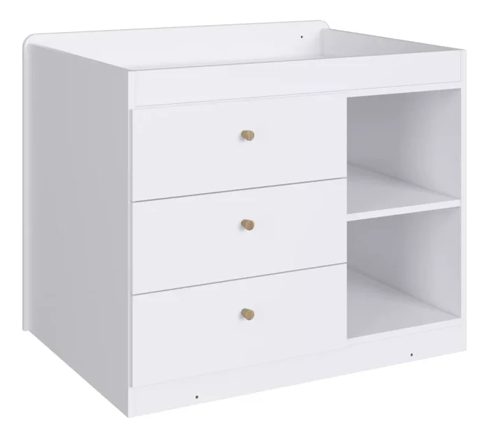 Cuna Sofia – Transformable con Cajones en Blanco - Dormitorio, Uruguay | RM Muebles y Deco, vista 7