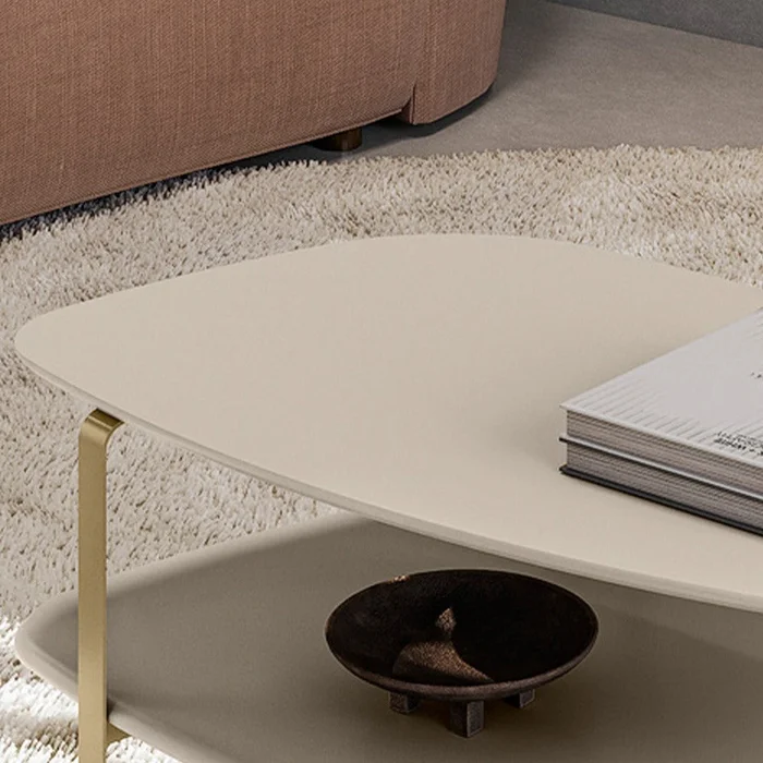 Mesa Ratona Santorini 90CM Organica en Beige - Mesas de living, Uruguay | Balton, vista 8