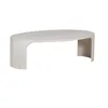 Mesa Ratona Madera Blanco Oval en Blanco - Mesas de living, Uruguay | Divino, vista 3 de 8