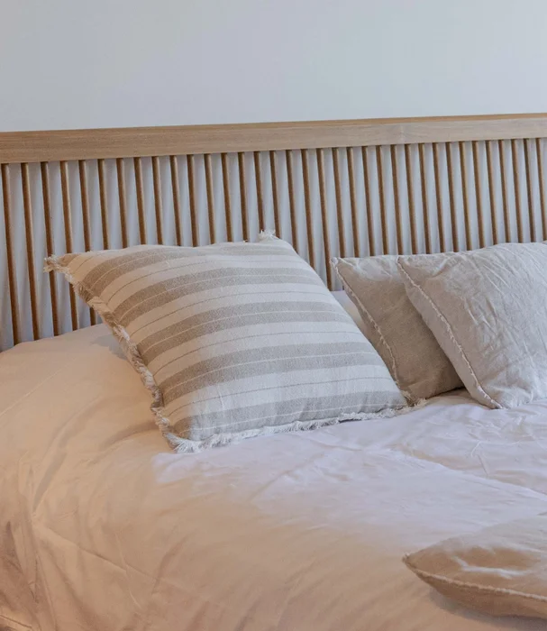 ALMOHADON LINO NATURAL en Beige - Textiles, Uruguay | Más Infinito Casa
