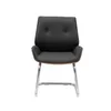 Asiento De Visita Madera-y-pu Negro Eclipse en Negro - Escritorios y sillas de escritorio, Uruguay | Divino, vista 2 de 4