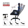 Silla Gamer Gaming Ergonomica Reclinable - Azul en Azul - Escritorios y sillas de escritorio, Uruguay | Ecowood, vista 3 de 6