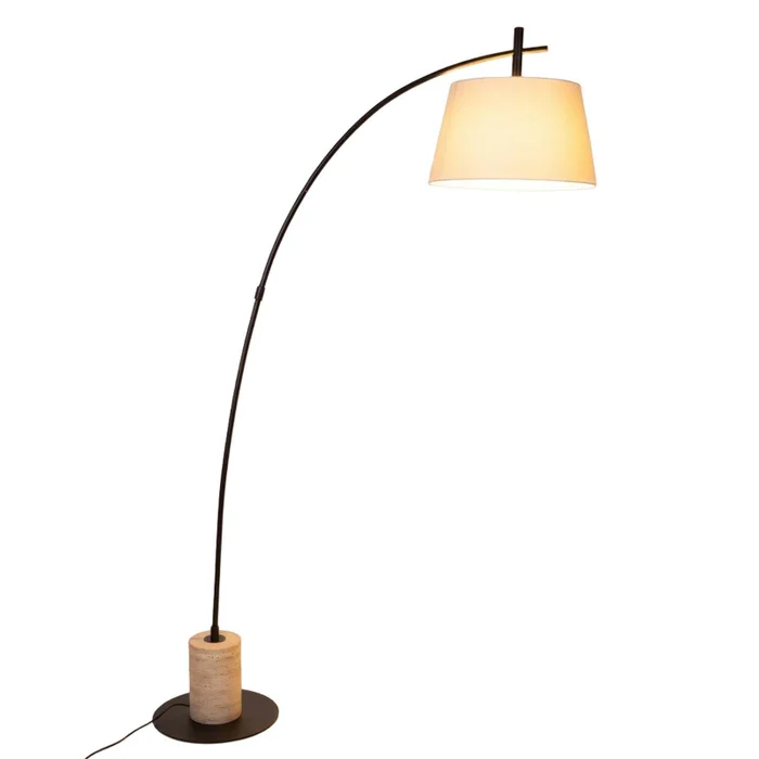 Metal Natural/beige Lámpara de pie ml2 Crema en Multicolor - Lámparas de pie, Uruguay | Le Blanc, vista 2