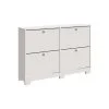 Comoda Zapatera Dormitorio 4 Puertas Con Patas en Blanco - Cómodas, Uruguay | Soy Hogar, vista 3