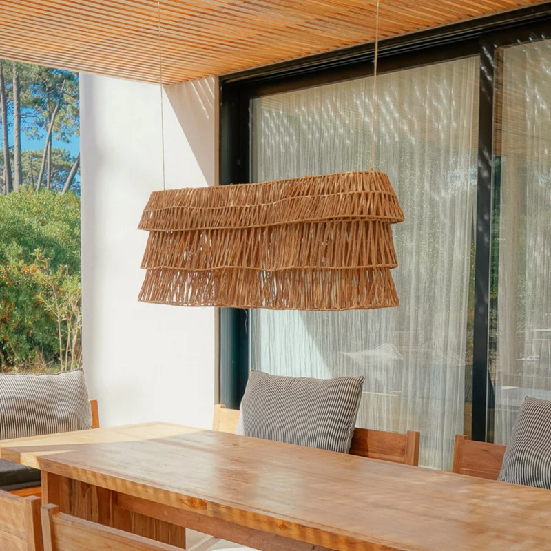 Lámpara de Sisal Phaia | Casakos Uruguay en Madera natural - Lámparas colgantes, Uruguay | Casakos, vista 3