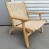 Butaca nórdica estilo Hans Wegner en Madera natural - Butacas, banquetas y puffs, Uruguay | La Cueva Muebles, vista 5 de 10