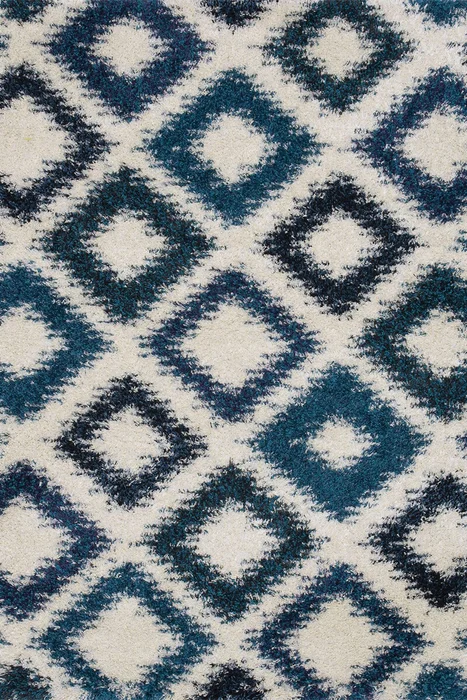 ALFOMBRA BARCELONA IVORY/SAPPHIRE 158X235 CM en Multicolor - Alfombras, Uruguay | Vinibel