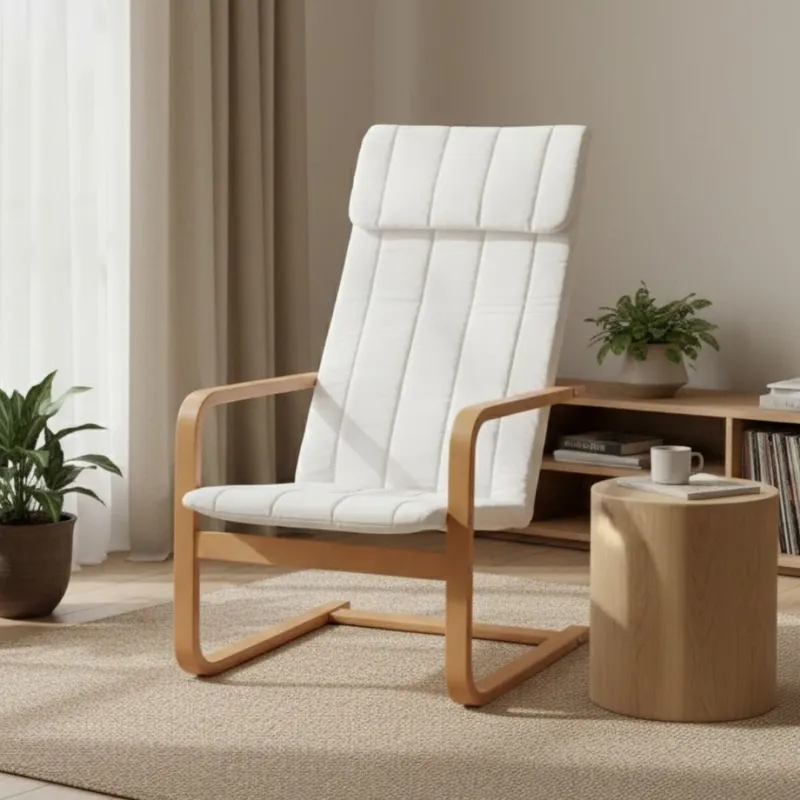 Sillón Flex - Natural en Blanco - Butacas, banquetas y puffs, Uruguay | La Cueva Muebles