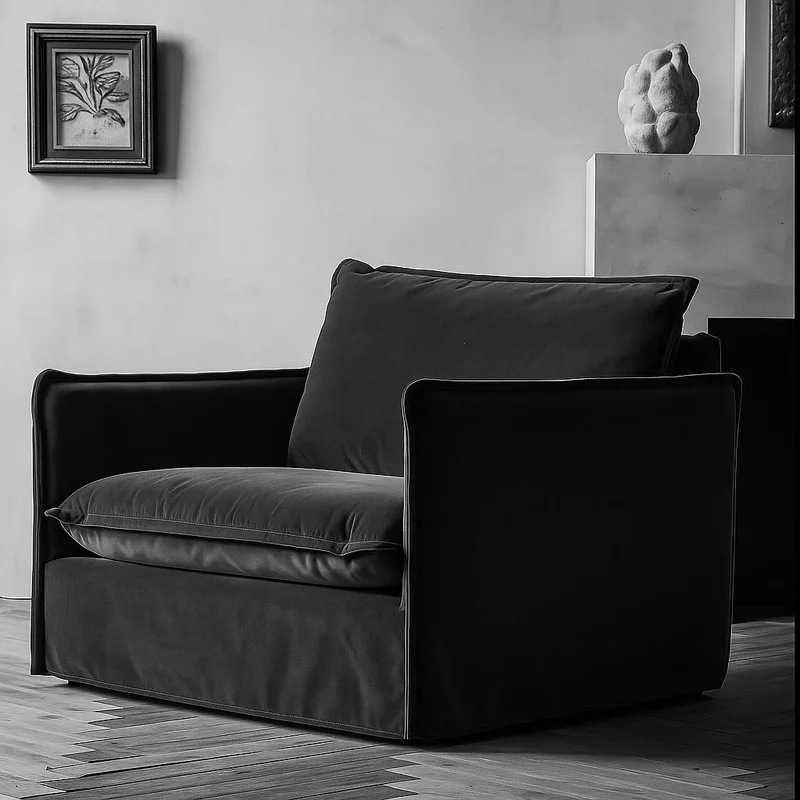 Butaca con terciopelo en Verde oliva - Sillones y sofás, Uruguay | Pieza Clave, vista 5
