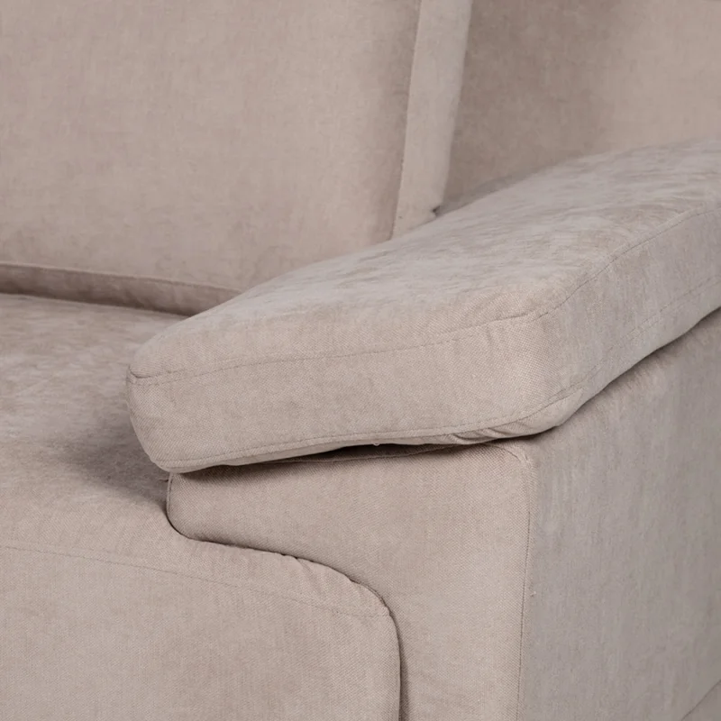 Rinconera Adalia - Tela Microfibra - Chaise izquierdo - 9249 (Tostado) en Beige - Sillones y sofás, Uruguay | NYR, vista 3