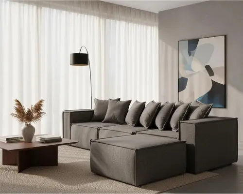 Sofá 3 Cuerpos Ozark Premium Amsterdam Modulos Fabricacion A Elección A Eleccion en Gris - Sillones y sofás, Uruguay | Ozark Home