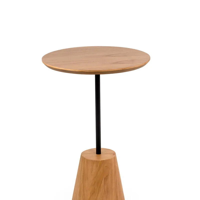 MESA LATERAL PETALA M CINAMOMO 35X35X53H CM en Marrón - Mesas de arrimo, Uruguay | Vinibel