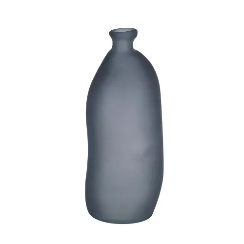 Jarrón Pinto Vidrio-reciclado Gris 1058483 en Gris - Jarrones, Uruguay | Divino
