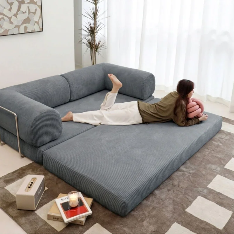 Sillón Cama 2 Cuerpos CloudNest - Gris en Gris - Sillones y sofás, Uruguay | La Cueva Muebles, vista 9