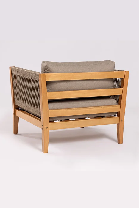 POLTRONA CANNES CUERDA RAMI Y ACQUABLOCK FENDI 86x74x66CM JATOBA - Muebles para el exterior, Uruguay | Vinibel, vista 3