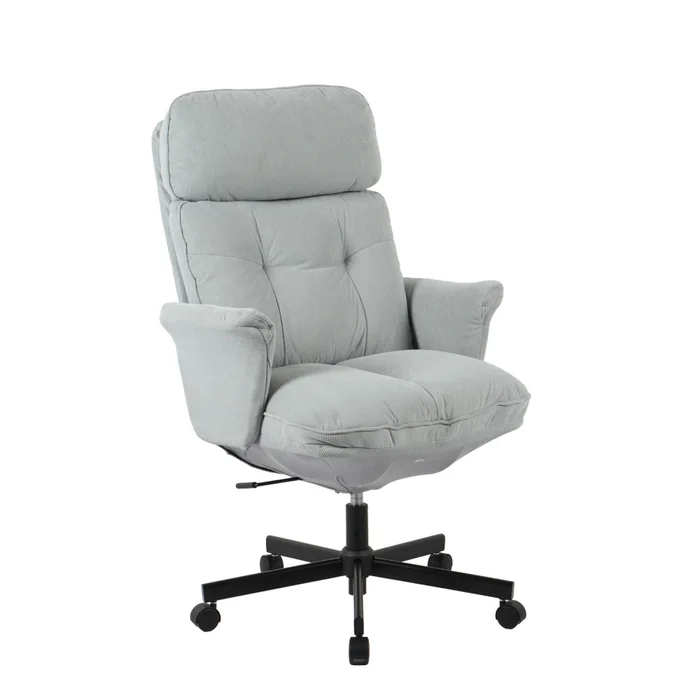 Silla De Oficina Gerencial Tela-y-metal Gris Cicerón en Gris - Escritorios y sillas de escritorio, Uruguay | Divino, vista 2