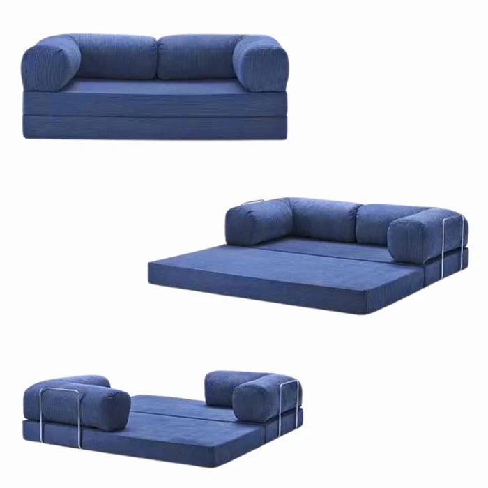 Sillón Cama 3 Cuerpos CloudNest - Azul en Azul - Sillones y sofás, Uruguay | La Cueva Muebles, vista 5