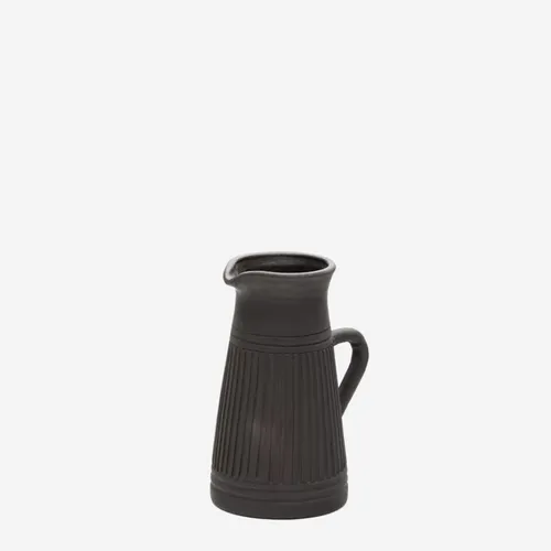 Jarrón Menre de terracota con acabado negro 26 cm en Negro - Jarrones, Uruguay | Kavehome