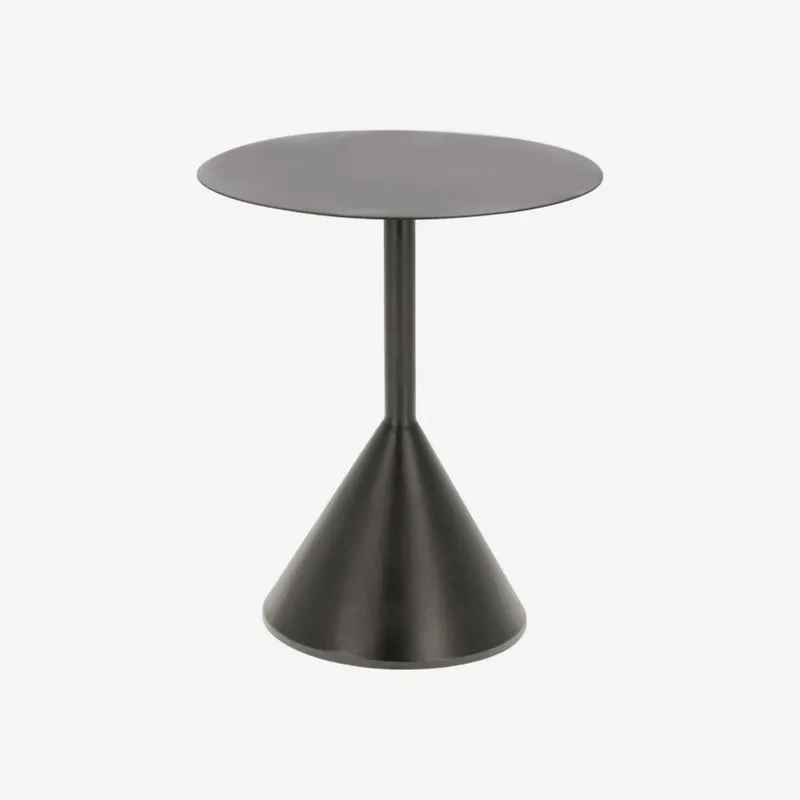 Mesa auxiliar Yinan Ø 48 cm negro en Negro - Mesas de arrimo, Uruguay | Kavehome