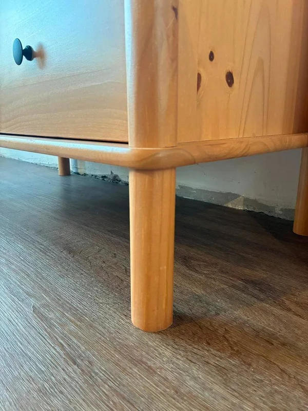 Comoda Apama 90CM 4 Cajones - Madera Maciza en Madera natural - Cómodas, Uruguay | Balton, vista 7