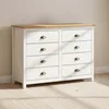 Cómoda Pino Natural-beige Topazio en Blanco - Cómodas, Uruguay | Divino, vista 1 de 5