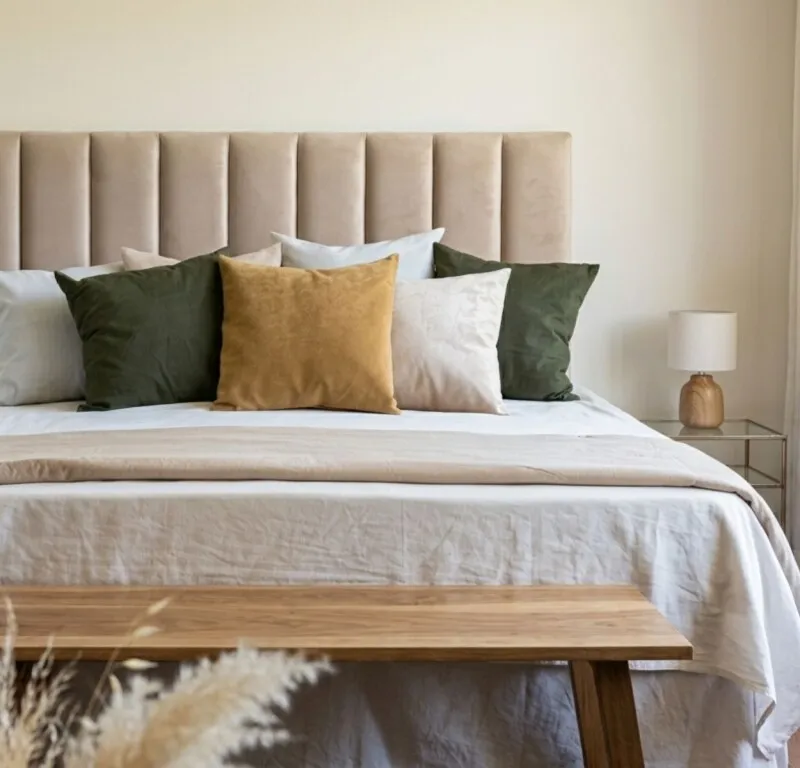 Respaldo Paneles Horizontales o Verticales en Gris - Respaldos de cama, Uruguay | Finkel