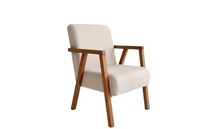Butaca CLARA - Beige en Beige - Butacas, banquetas y puffs, Uruguay | Finkel